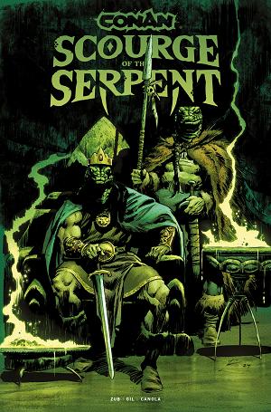 Conan The Barbarian Scourge Of The Serpent TP Vol 01 Direct Market Edition Roberto De La Torre Glow In The Dark Cvr (Mr)