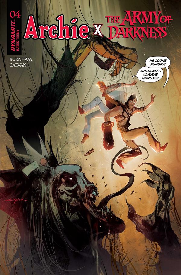 Archie X Army Of Darkness #4 CVR E CVR E STUART SAYGER cover