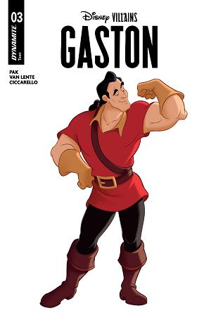 Disney Villains Gaston #3 CVR B CVR B ANIMATION ART cover