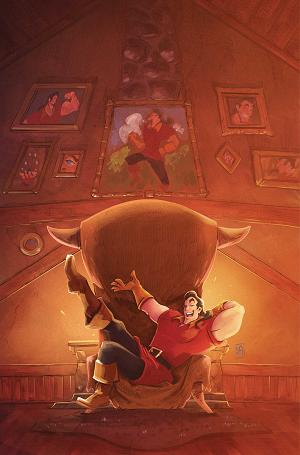 Disney Villains Gaston #3 CVR H CVR H INC 1:20 ALESSANDRO RANALDI VIRGIN cover