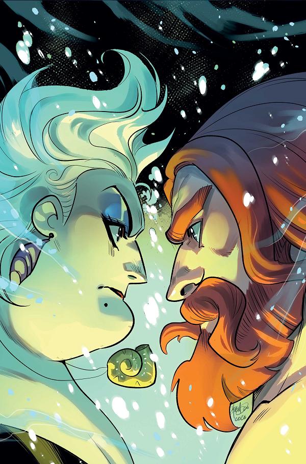 Disney Villains Ursula #4 variant cover by Mirka Andolfa
