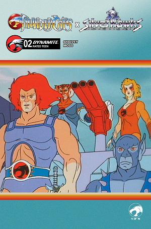 Thundercats X Silverhawks #2 CVR E CVR E ANIMATION ART cover