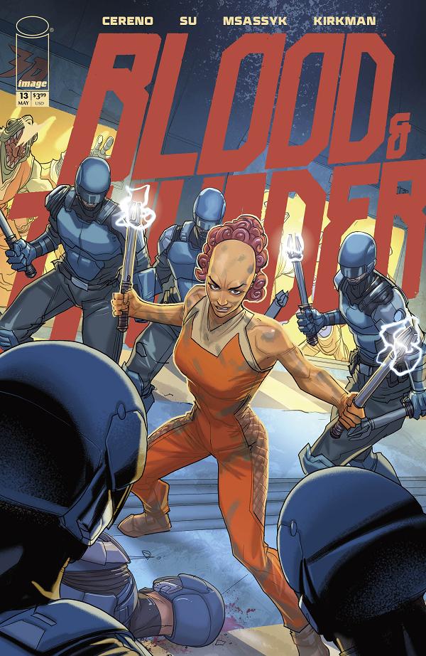Blood & Thunder #13 CVR D CVR D INC 1:25 PETE WOODS cover