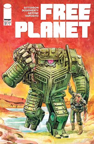 Free Planet #12 CVR B CVR B JED DOUGHERTY cover