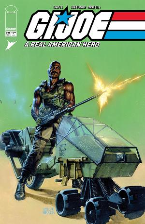 G.I. Joe: A Real American Hero #328 CVR C CVR C INC 1:10 STEVE BEACH GEARS OF JOE cover