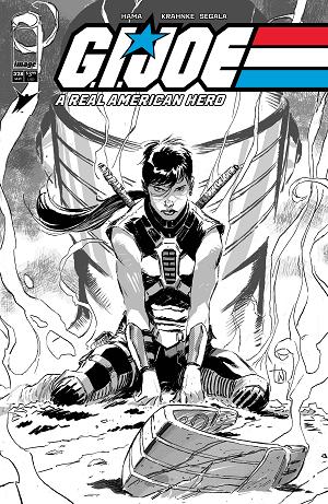 G.I. Joe: A Real American Hero #328 CVR B CVR B LEE WEEKS B&W cover