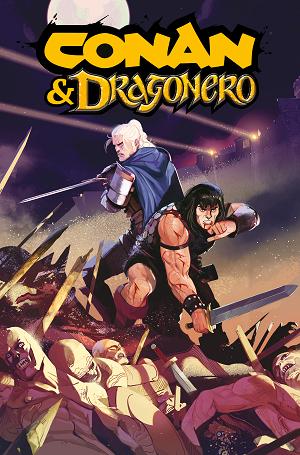 Conan And Dragonero #1 CVR B (OF 7) CVR B LORENZO NUTI cover