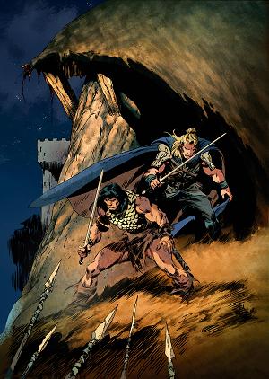 Conan And Dragonero #1 CVR D (OF 7) CVR D ROBERTO DE LA TORRE VIRGIN cover
