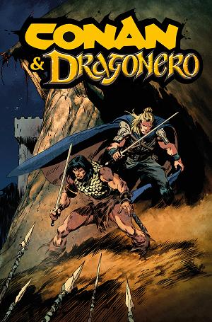 Conan And Dragonero #1 CVR C (OF 7) CVR C ROBERTO DE LA TORRE FOIL cover
