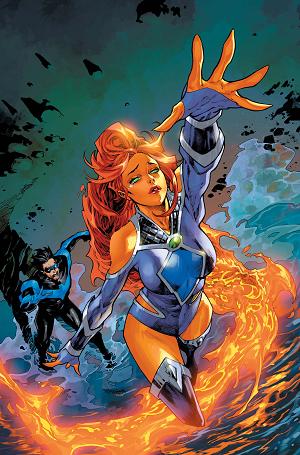 New Titans #35 CVR C CVR C STEPHEN SEGOVIA CARD STOCK cover