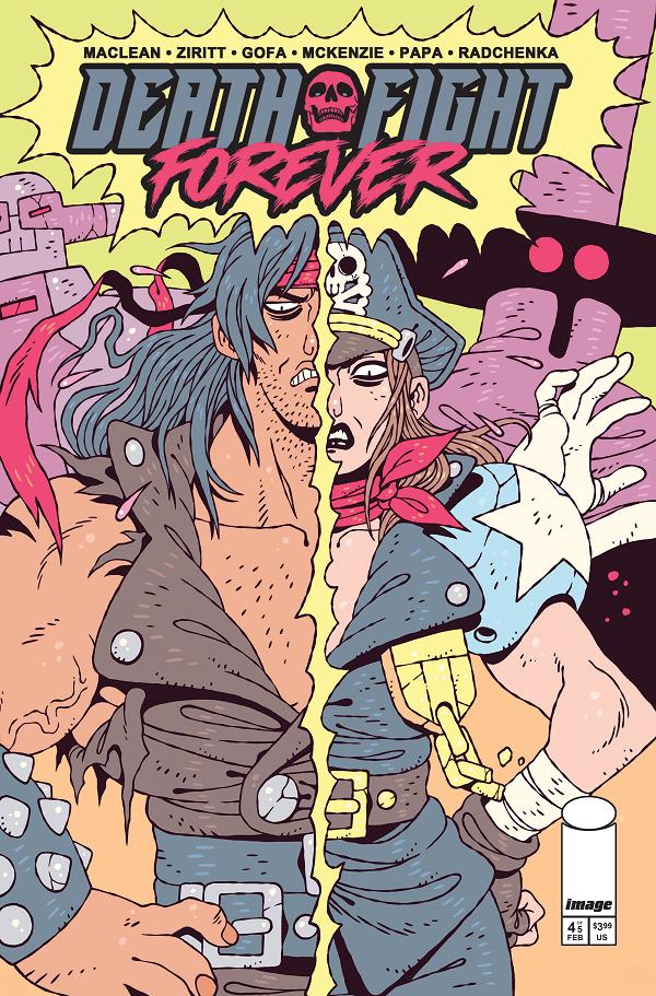 Death Fight Forever #4 CVR B (OF 5) CVR B SAM MCKENZIE cover