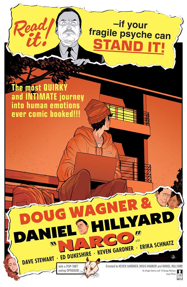 Narco #3 CVR B (OF 5) CVR B DANIEL HILLYARD & DAVE STEWART HOMAGE cover