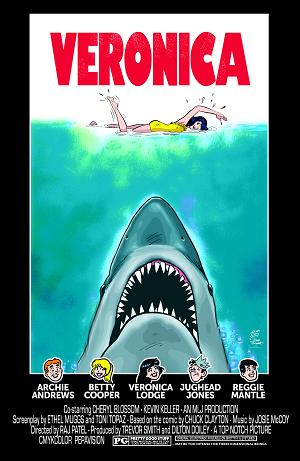 Archies Tv Laugh Out #79 CVR C FACSIMILE EDITION CVR C DAN PARENT ROSARIO TITO PENA VERONICA MOVIE POSTER cover