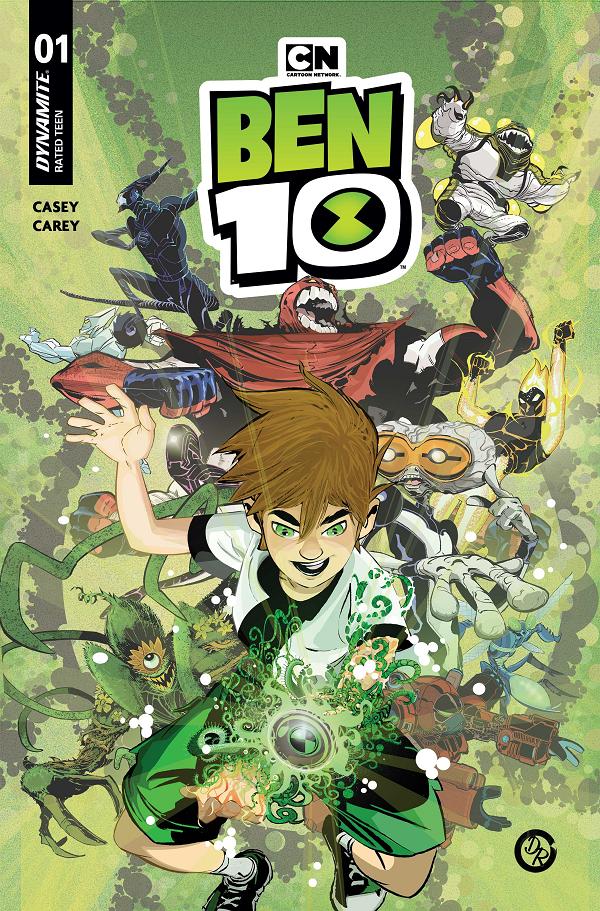 Ben 10 #1 CVR O CVR O INC 1:50 SIGNED EDITION BY MAN OF ACTION TEAM cover