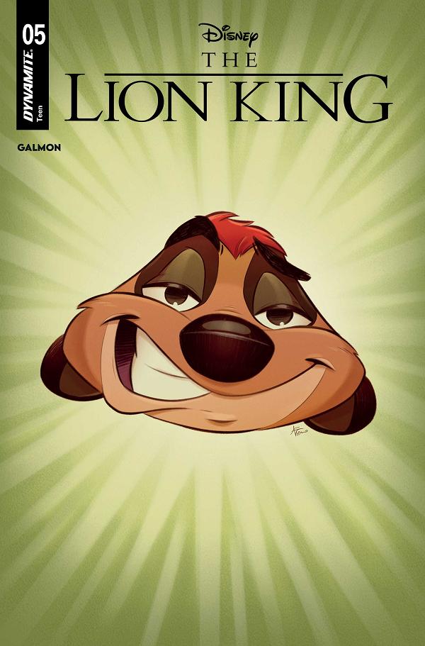 Lion King #5 variant cover by Cartoon Head