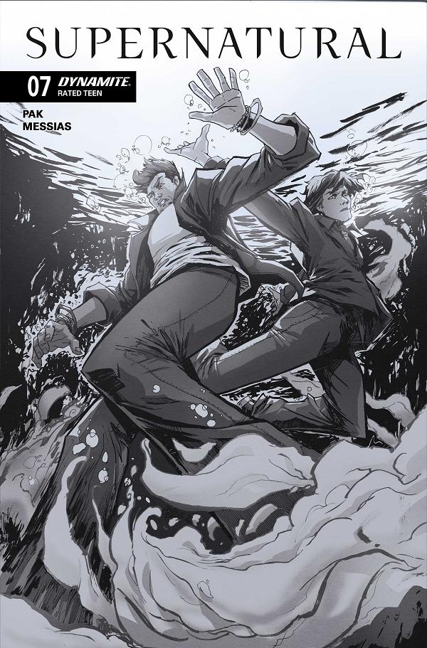 Supernatural #7 variant cover by David Cousens