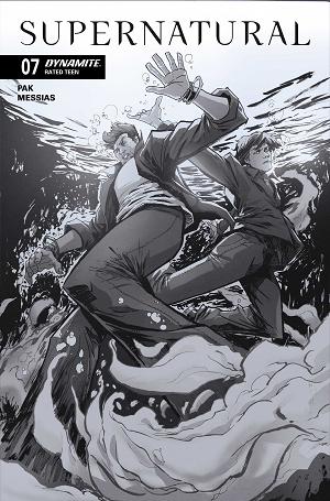 Supernatural #7 CVR G CVR G INC 1:10 DAVID COUSENS LINE ART cover