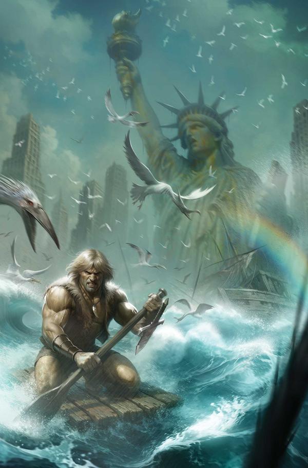 Thundarr The Barbarian #5 variant cover by Francesco Mattina