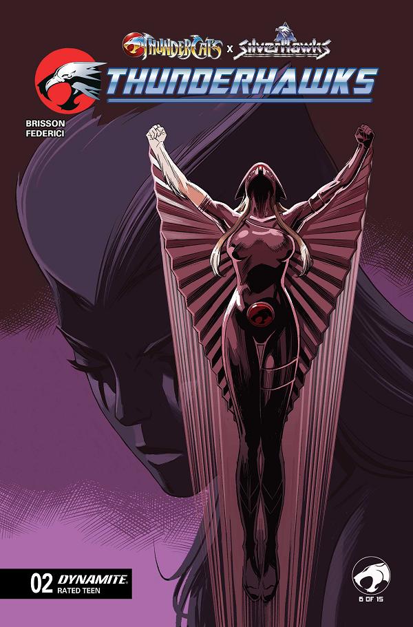 Thundercats X Silverhawks Thunderhawks #2 variant cover by Marco Failla