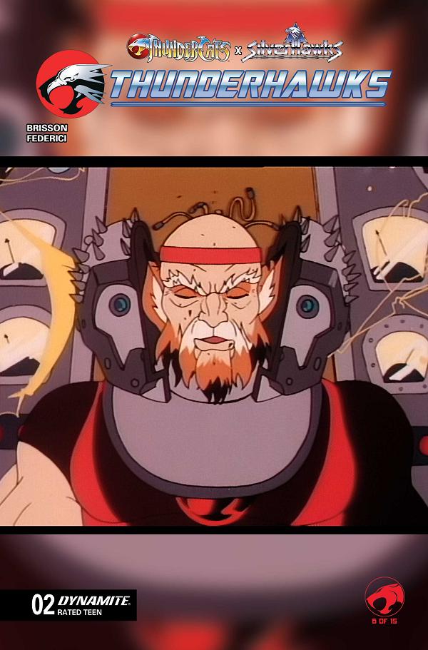 Thundercats X Silverhawks Thunderhawks #2 CVR E CVR E ANIMATION ART cover
