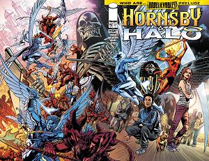 Hornsby & Halo #0 CVR C CVR C BRYAN HITCH & BRAD ANDERSON WRAPAROUND cover