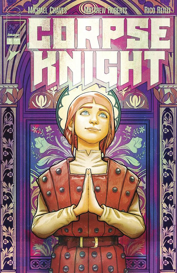Corpse Knight #2 CVR D (OF 6) CVR D INC 1:25 NIMIT MALAVIA STAINED GLASS cover