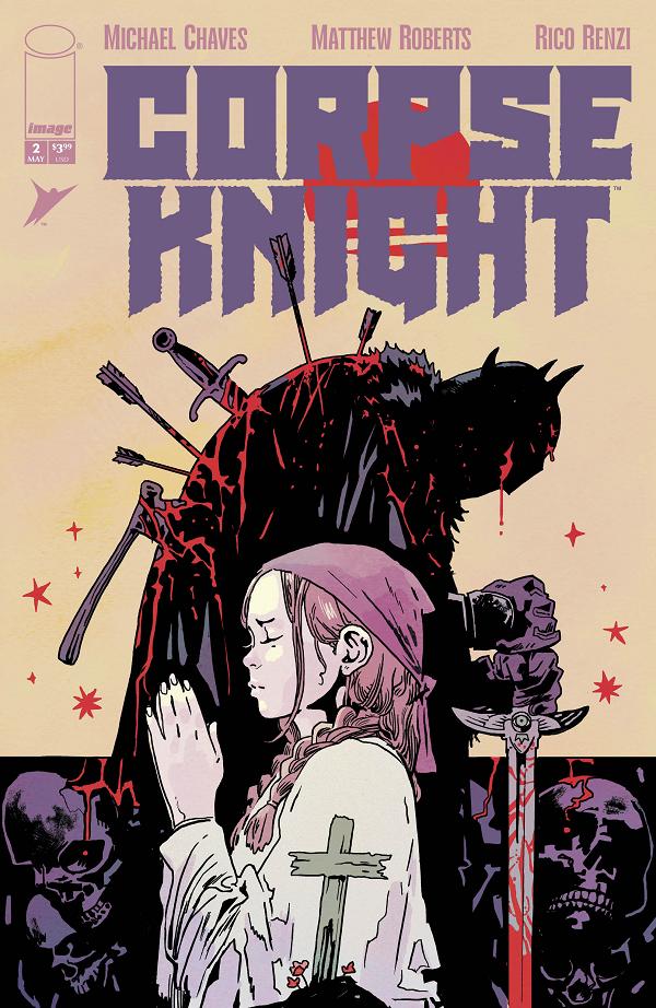 Corpse Knight #2 CVR E (OF 6) CVR E INC 1:50 MICHAEL WALSH cover