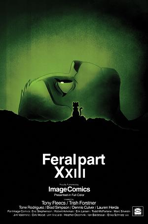 Feral #23 CVR B CVR B TONY FLEECS & ALLEN PASSALAQUA HOMAGE cover