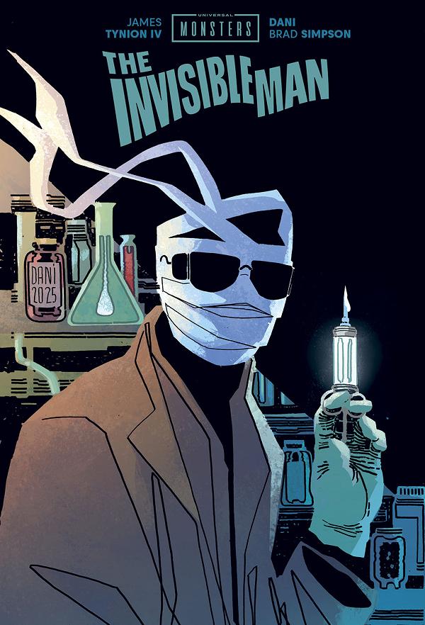 Universal Monsters The Invisible Man HC Dani & Brad Simpson Cvr