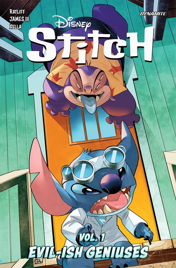 Stitch TP Vol 01 Evilish Geniuses cover by Edwin Galmon