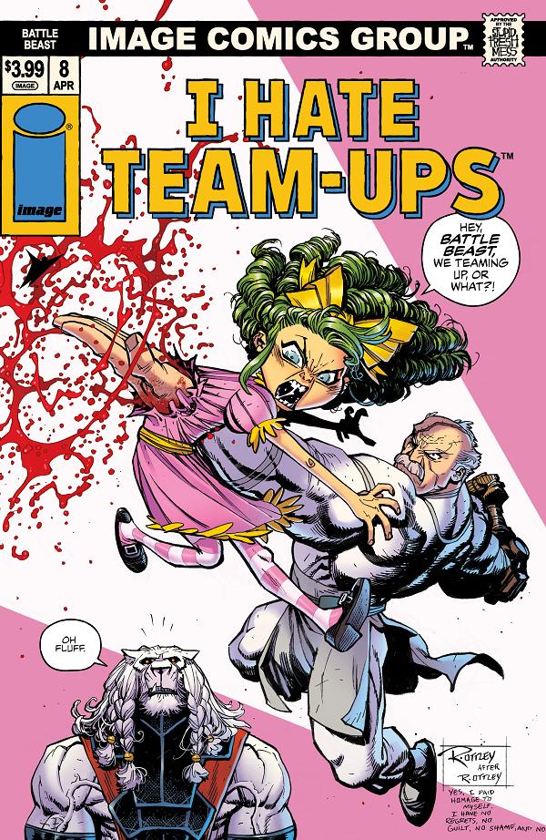 Invincible Universe Battle Beast #8 CVR G CVR G RYAN OTTLEY I HATE FAIRYLAND TEAM UP cover