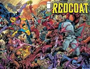 Redcoat #17 CVR D CVR D BRYAN HITCH & BRAD ANDERSON INVINCIBLE TEAM UP WRAPAROUND cover