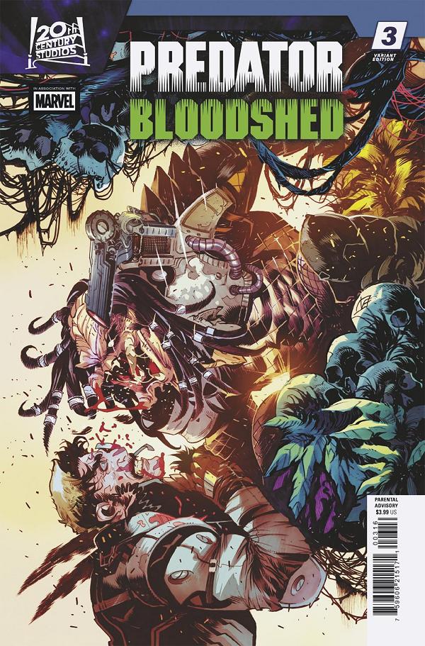 Predator: Bloodshed #3 FEDERICO VICENTINI VARIANT [1:25] cover