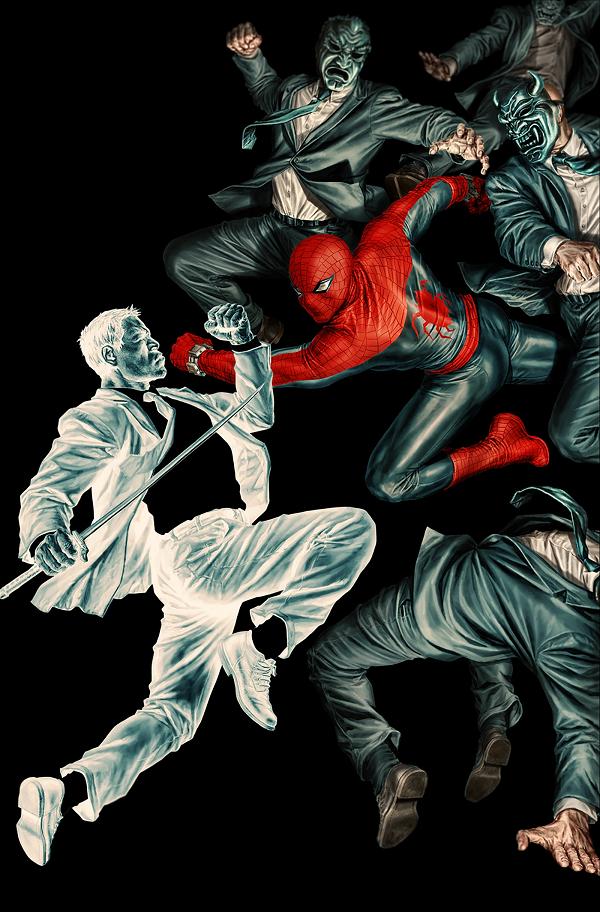 Amazing Spider-Man #28 LEE BERMEJO AMAZING VISIONS VIRGIN VARIANT [1:100] cover