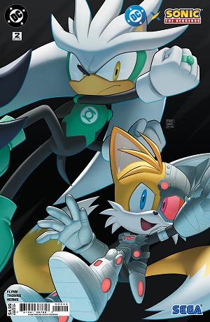 Dc X Sonic The Hedgehog #2 cover