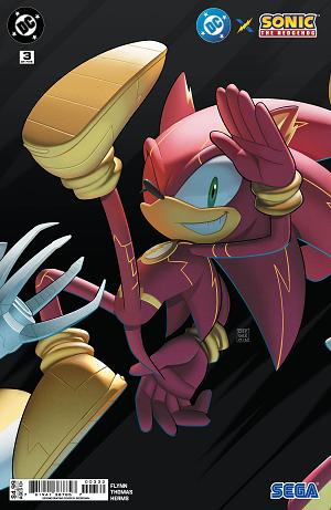 Dc X Sonic The Hedgehog #3 cover