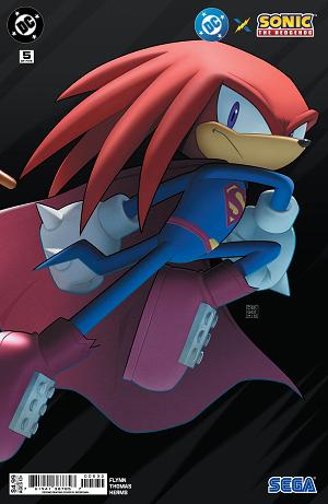 Dc X Sonic The Hedgehog #5 cover