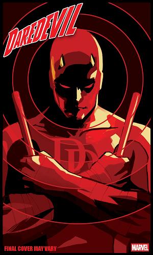 Daredevil #1 LEE GARBETT 2ND PRINTING VARIANT cover