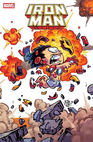 Iron Man #4 SKOTTIE YOUNG 4-PART CONNECTING VARIANT cover