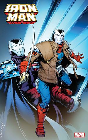 Iron Man #4 MARK BAGLEY CITIZEN V VARIANT cover