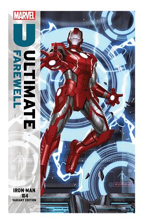 Iron Man #4 INHYUK LEE ULTIMATE FAREWELL VARIANT cover