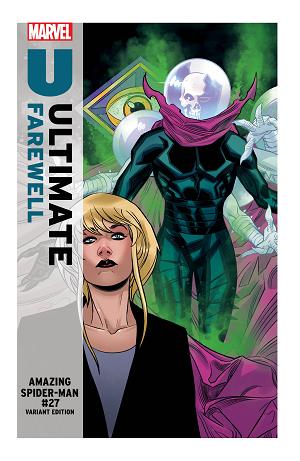 Amazing Spider-Man #27 DAVID MESSINA ULTIMATE FAREWELL VARIANT [DS] cover