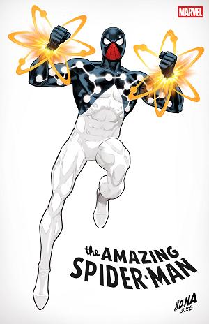Amazing Spider-Man #27 DAVID NAKAYAMA COLOR BLOCK WHITE VARIANT [DS] cover
