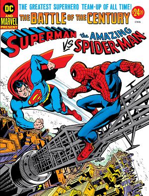 50Th Anniversary Treasury Edition Superman Vs The Amazing Spider-Man #1 CVR C FACSIMILE EDITION CVR C CARMINE INFANTINO ROSS ANDRU FOIL cover