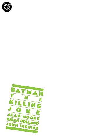 Batman The Killing Joke #1 CVR C FACSIMILE EDITION CVR C BLANK CARD STOCK cover