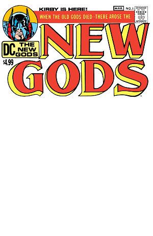 New Gods #1 CVR C FACSIMILE EDITION CVR C BLANK CARD STOCK cover