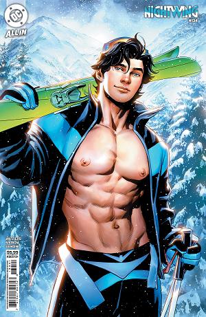 Nightwing #134 CVR E CVR E TRAVIS MOORE SWEATER WEATHER CARD STOCK cover