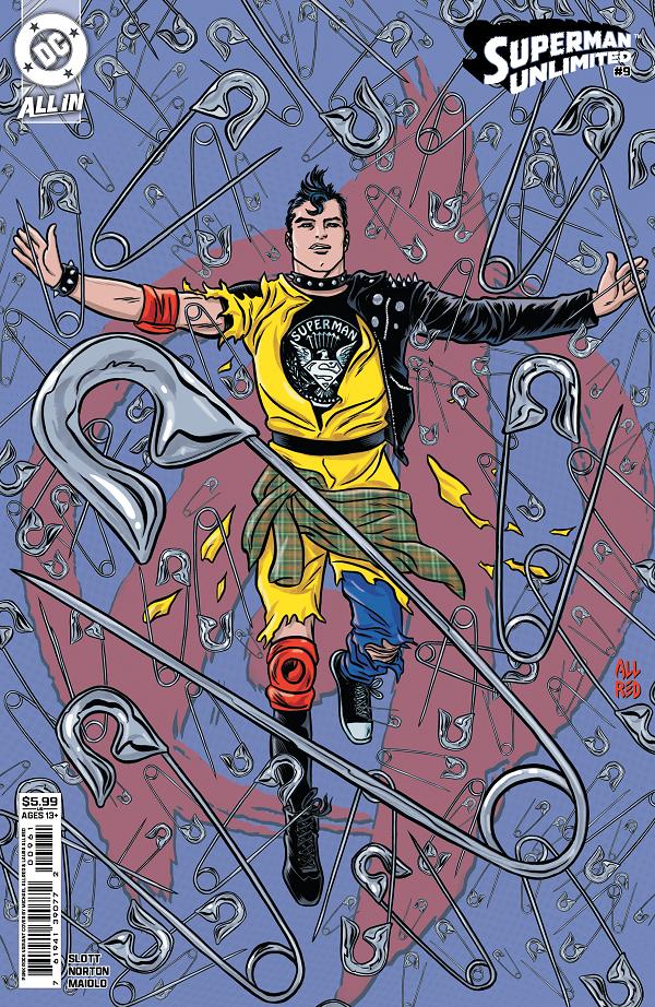 Superman Unlimited #9 CVR F CVR F MICHAEL ALLRED PUNK ROCK CARD STOCK cover