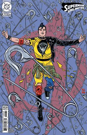 Superman Unlimited #9 CVR F CVR F MICHAEL ALLRED PUNK ROCK CARD STOCK cover