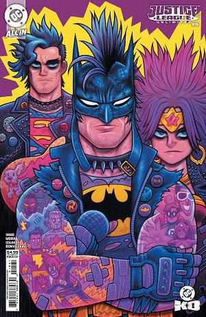 Justice League Unlimited #15 CVR G CVR G DAVE JOHNSON PUNK ROCK CARD STOCK cover